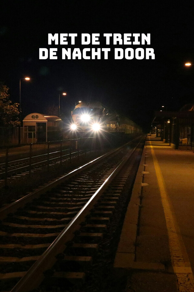 Met de trein de nacht door