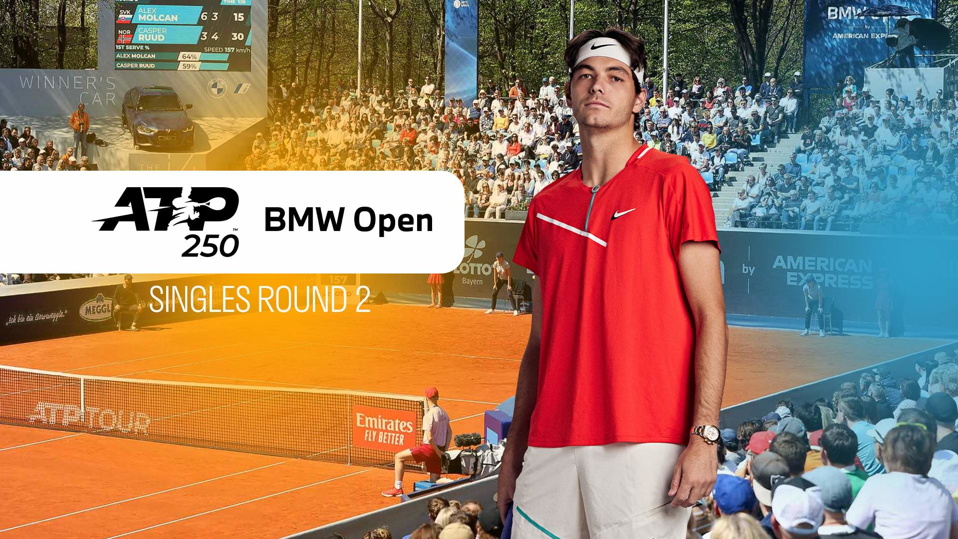 ATP 250 Munich. Singles Round 2