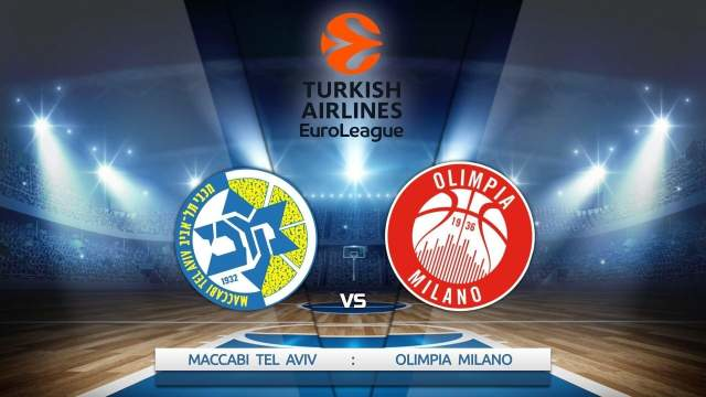 Basketball - Euroleague. Maccabi Tel Aviv - Olimpia Milano (Basketball - Euroleague), Pan-Europe, 2024