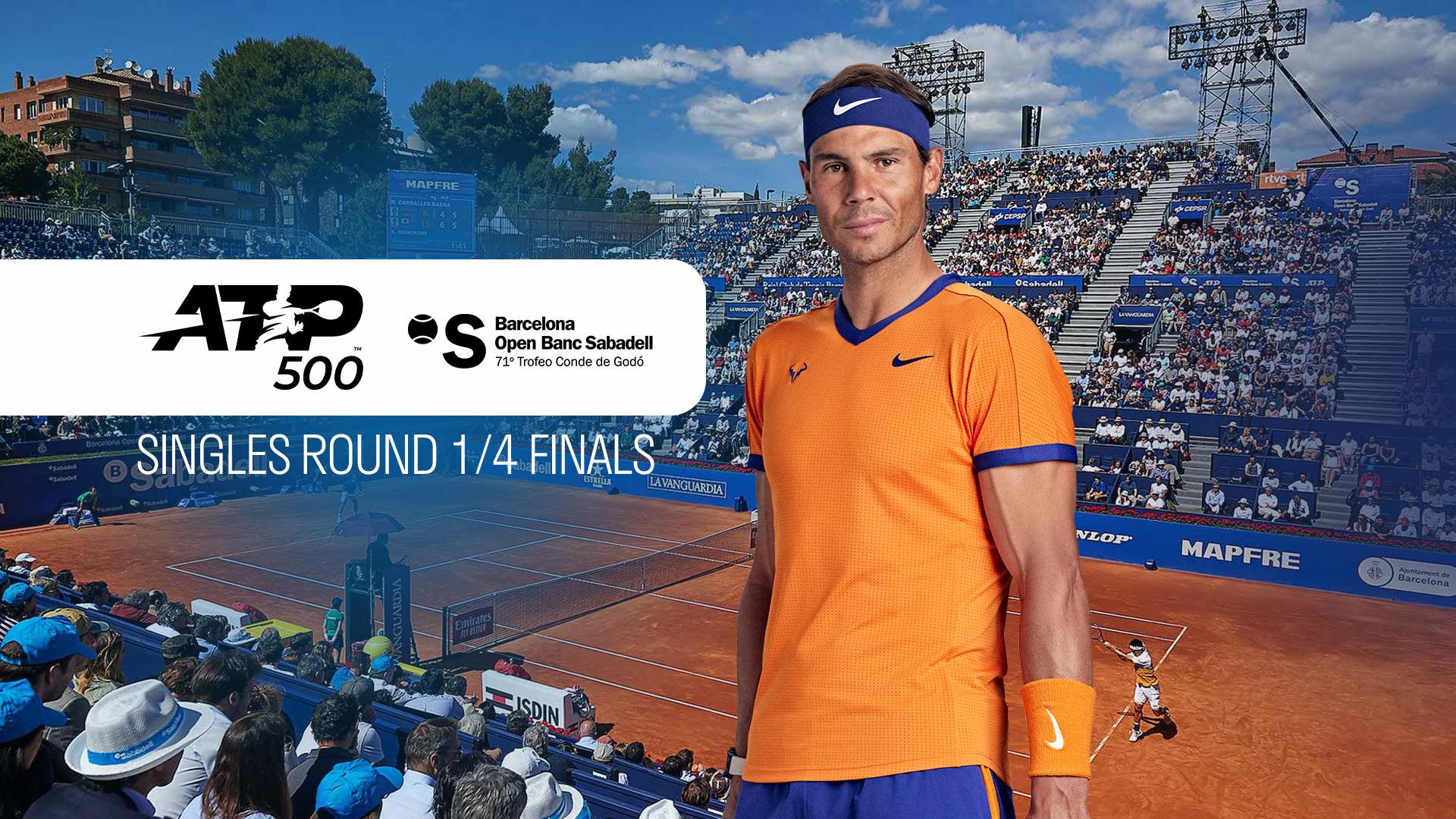 ATP 500 Barcelona. Singles 1/4 Finals