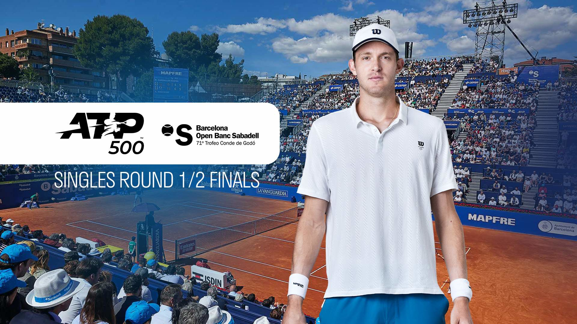 ATP 500: Barcelona Open. Singles 1/2 Finals (Tennis: ATP 500: Barcelona Open), Ispanija, 2024
