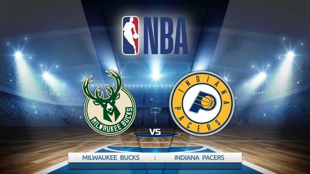 NBA lyga. Milwaukee Bucks vs Indiana Pacers