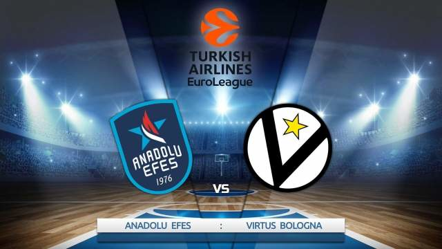 Eurolygos krepšinio turnyras. Stambulo „Anadolu Efes“ - Bolonijos „Virtus“