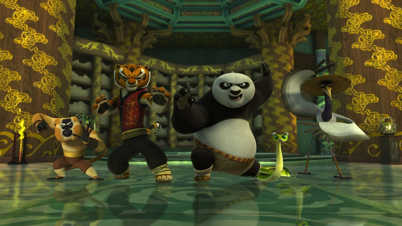 Kung Fu Panda: Super legende: Žerjav na žici