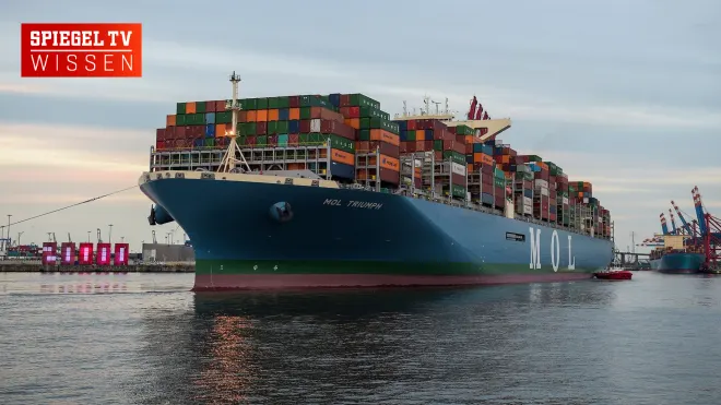 Containerschiff XXL - Die MOL Triumph und der Hamburger Hafen