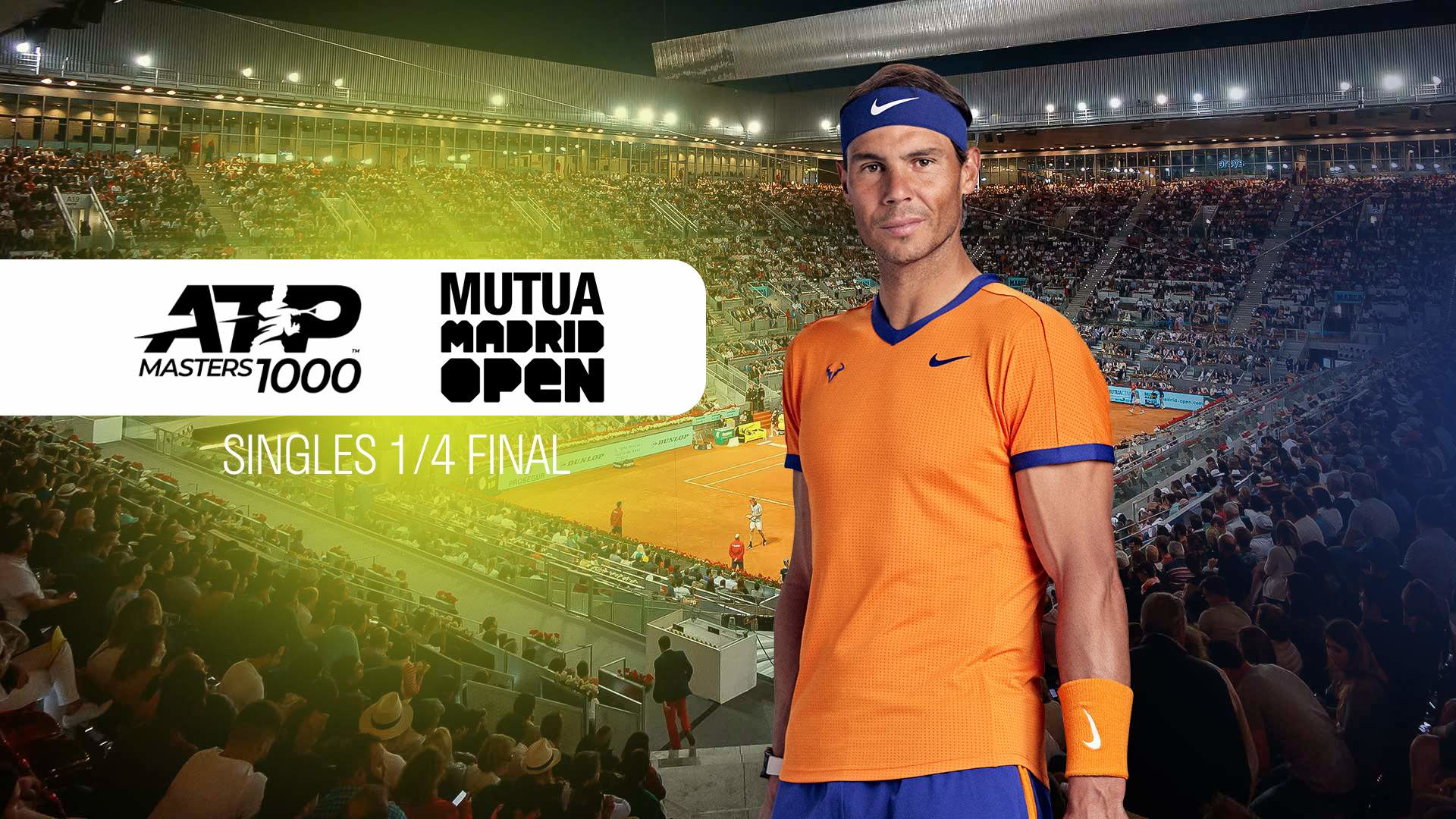 ATP Masters 1000: Mutua Madrid Open. Singles 1/4 Final (ATP 1000: Matua Madrid Open), Ispanija, 2024