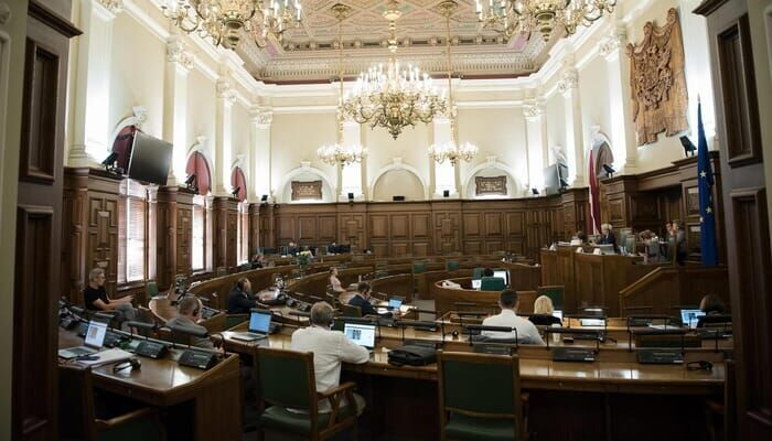 Latvijas Republikas neatkarības atjaunošanas gadadienai veltīta Saeimas svinīgā sēde