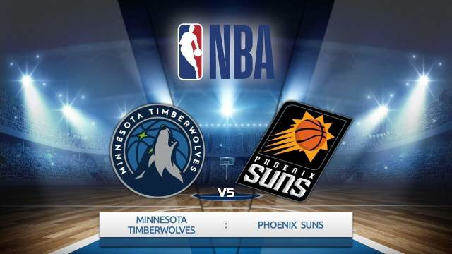 NBA lyga. Minnesota Timberwolves vs Phoenix Suns