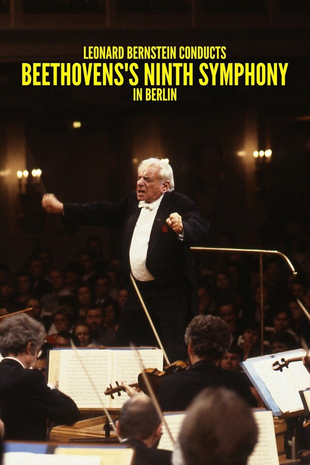 Leonard Bernstein conducts Beethovens's Ninth Symphony in Berlin