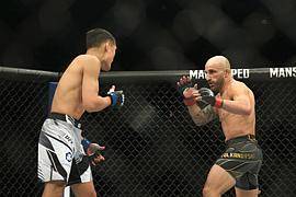 Sporty walki: UFC 298 w Anaheim - walka: Alexander Volkanovski - Ilia Topuria 17.02.2024