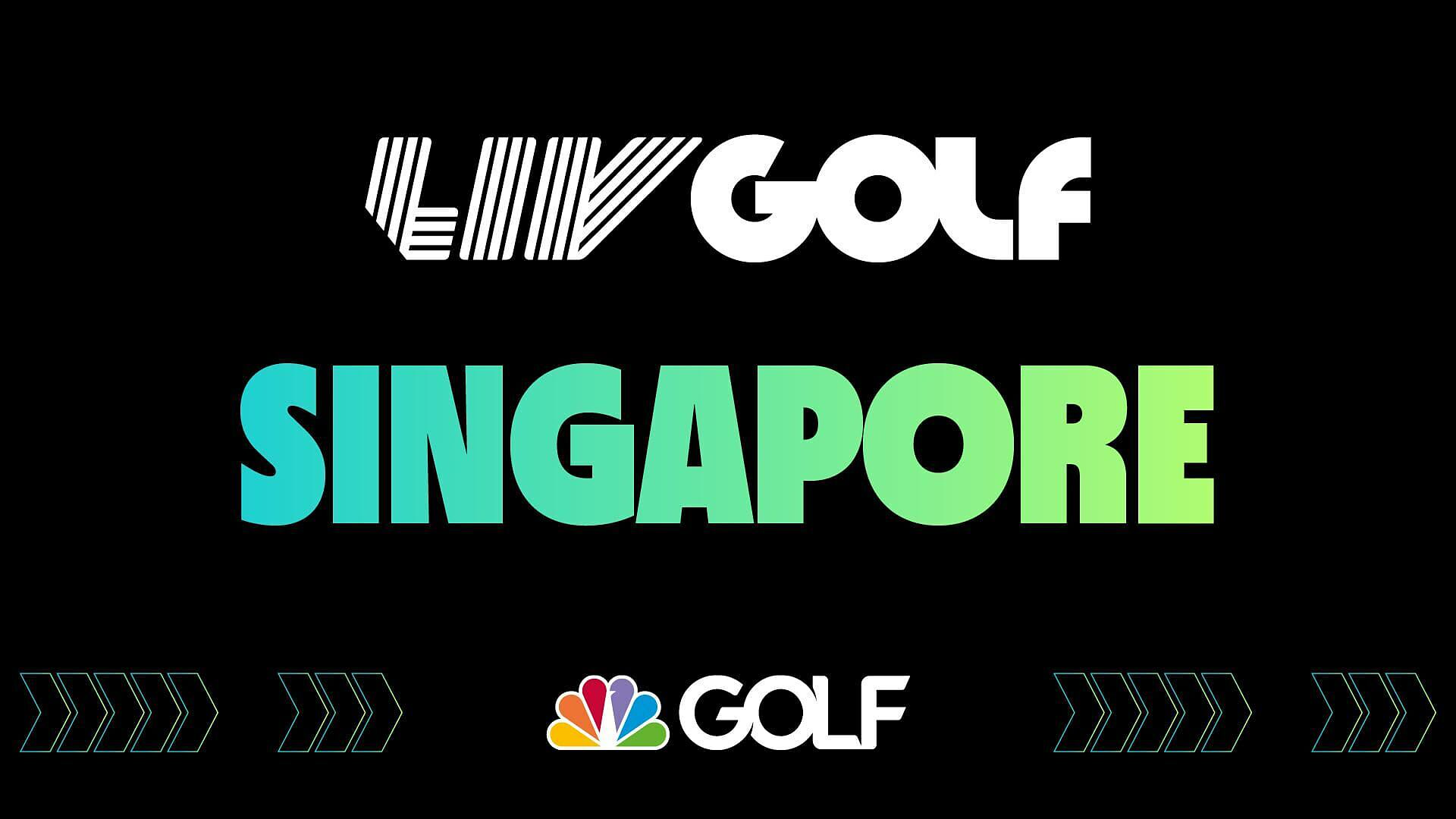 LIV Golf : Singapore: Day 3